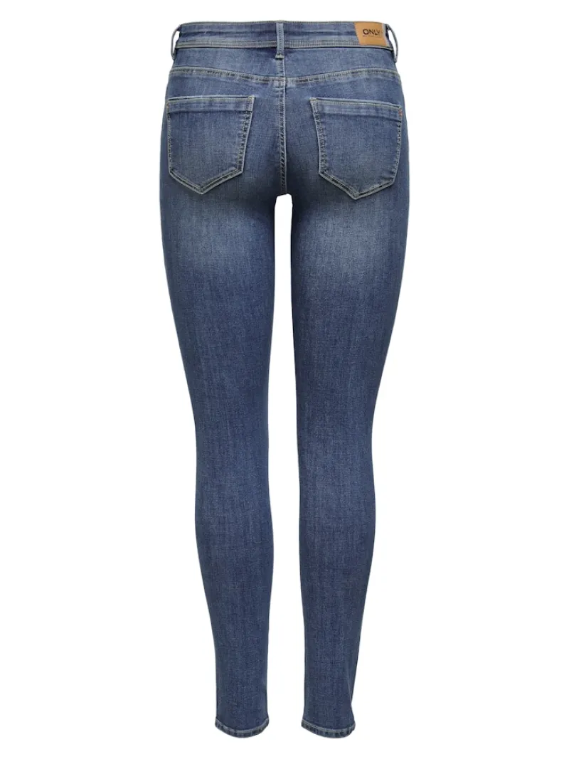Only Jeans*ONLWAUW MID SKINNY BJ114-3 NOOS Medium Blue Denim