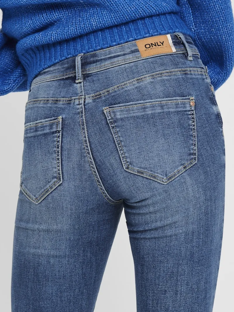 Only Jeans*ONLWAUW MID SKINNY BJ114-3 NOOS Medium Blue Denim