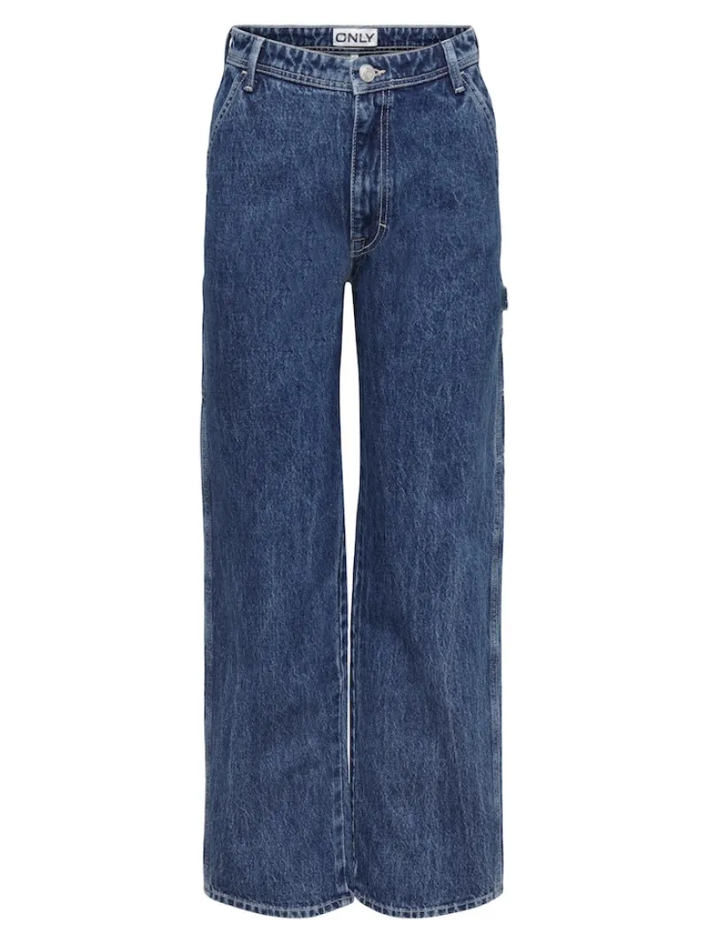 Only Jeans*ONLWEST HW CARPENTER STR DNM DOT507 Medium Blue Denim