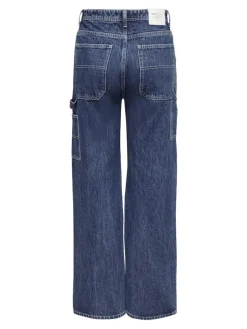 Only Jeans*ONLWEST HW CARPENTER STR DNM DOT507 Medium Blue Denim