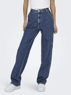 Only Jeans*ONLWEST HW CARPENTER STR DNM DOT507 Medium Blue Denim