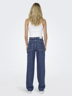 Only Jeans*ONLWEST HW CARPENTER STR DNM DOT507 Medium Blue Denim