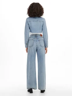 Only Jacken*ONLWONDER LS CROPPED DNM JACKET GUA NOOS Light Blue Denim
