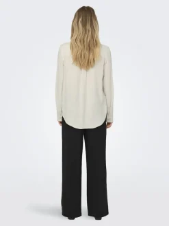 Only Blusen*ASMIN-SIESTA LS LI BL SHIRT PNT NOOS moonbeam