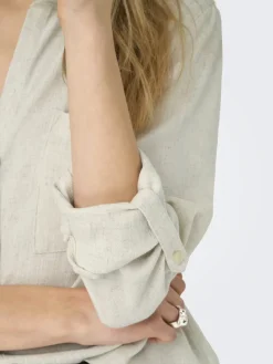 Only Blusen*ASMIN-SIESTA LS LI BL SHIRT PNT NOOS moonbeam
