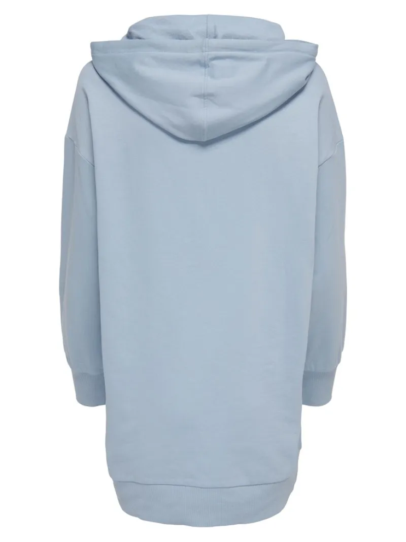 Only Pullover & Sweatshirts*ONLZOEY LS DREAMER OVERSIZE SWT TUNIC CS Dusty Blue