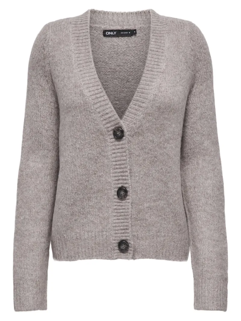 Only Pullover & Sweatshirts*ONLZOEY L/S REGULAR CARDIGAN KNT NOOS woodsmoke