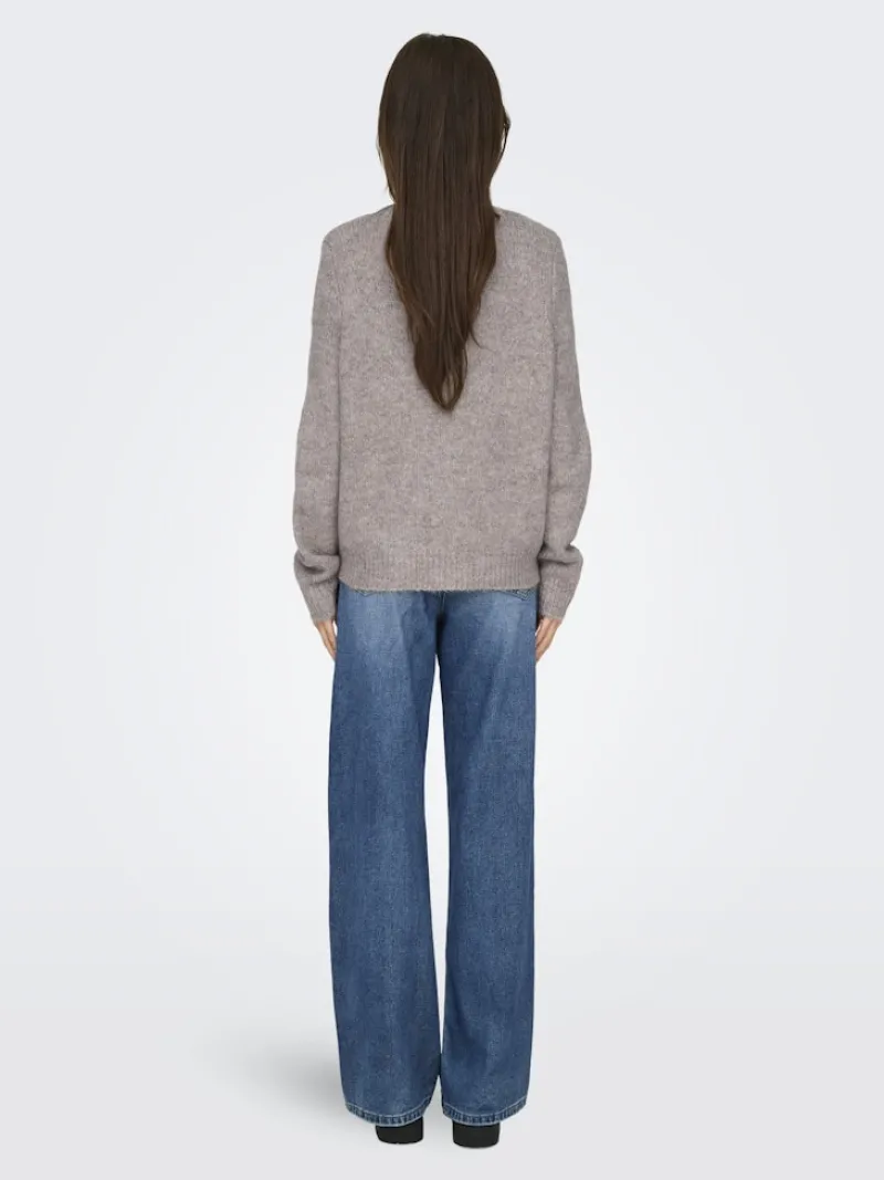 Only Pullover & Sweatshirts*ONLZOEY L/S REGULAR CARDIGAN KNT NOOS woodsmoke