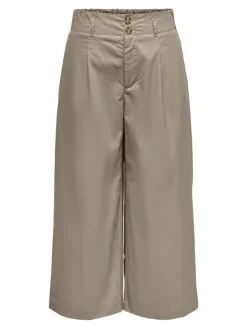 Only Hosen*ONLZORA HW CULOTTE PANT PNT Weathered Teak