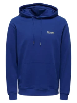Only & Sons Pullover & Sweatshirts*ONSALBERTO NEW LOGO HOODIE SWEAT Sodalite Blue