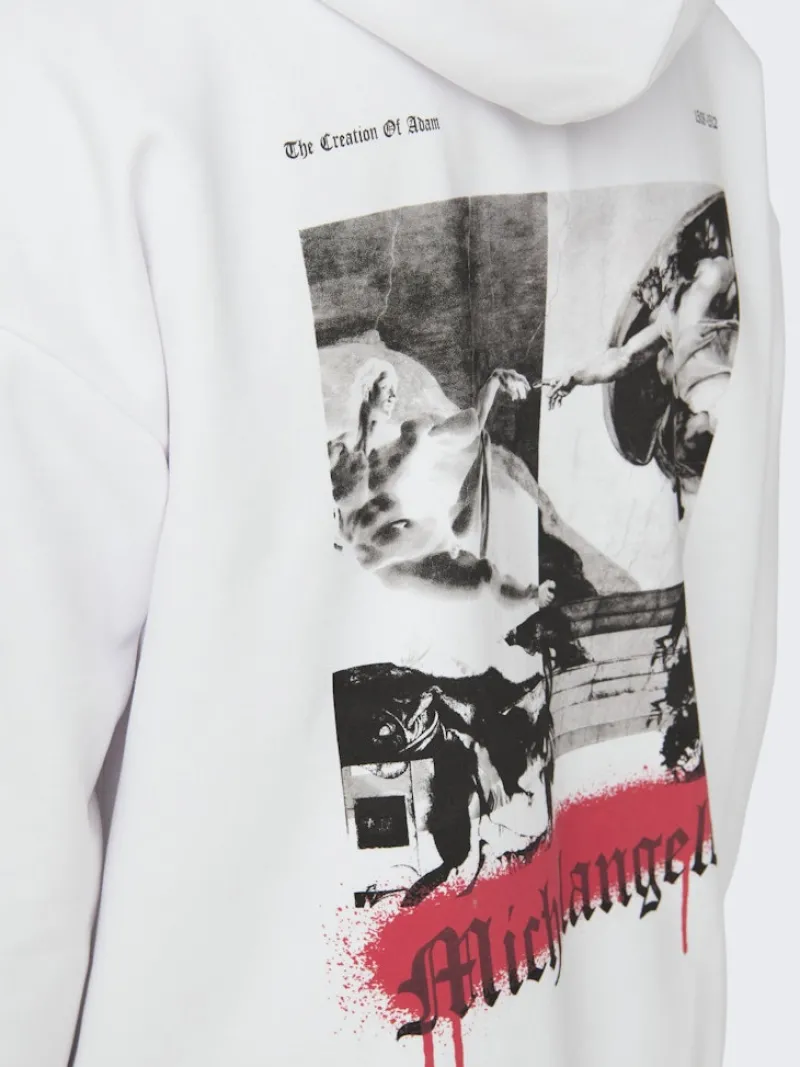 Only & Sons Pullover & Sweatshirts*ONSAPOH LIFE RLX SWEAT HOODIE white