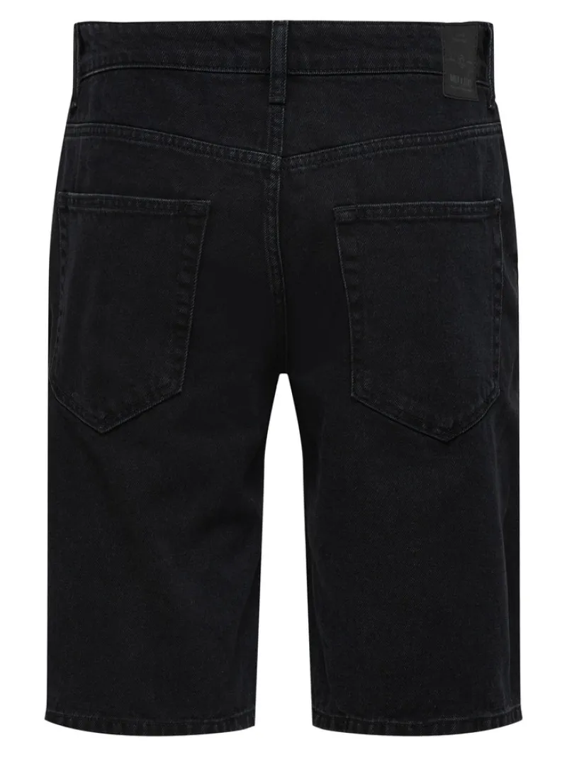 Only & Sons Shorts*ONSAVI SHORTS BLACK PK 1899 Black Denim