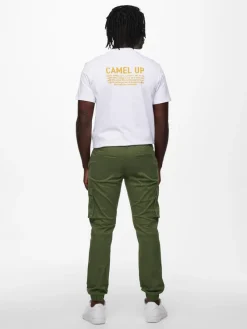Only & Sons Hosen|Big Boys*ONSCAM STAGE CARGO CUFF LIFE 6687 NOOS Olive Night