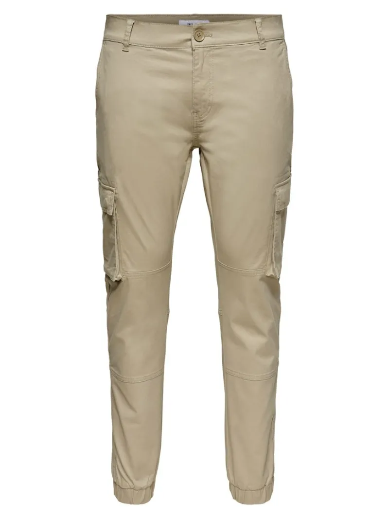 Only & Sons Big Boys|Hosen*ONSCAM STAGE CARGO CUFF LIFE 6687 NOOS chinchilla