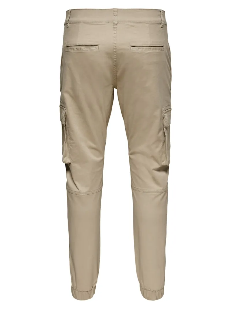 Only & Sons Big Boys|Hosen*ONSCAM STAGE CARGO CUFF LIFE 6687 NOOS chinchilla