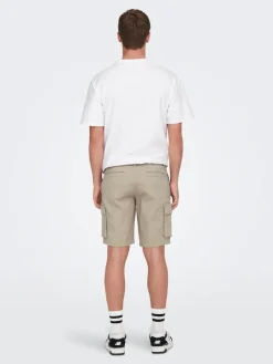 Only & Sons Shorts*ONSCAM STAGE CARGO SHORTS 6689 LIFE NOOS grau1