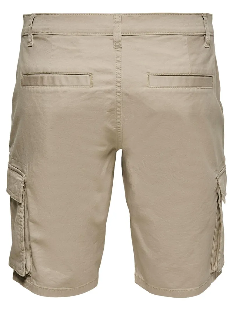 Only & Sons Shorts*ONSCAM STAGE CARGO SHORTS 6689 LIFE NOOS grau1
