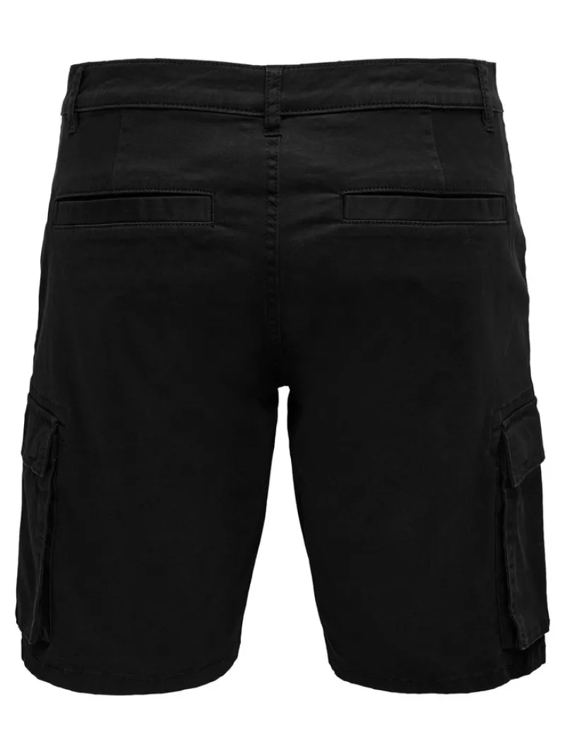 Only & Sons Shorts*ONSCAM STAGE CARGO SHORTS 6689 LIFE NOOS Black