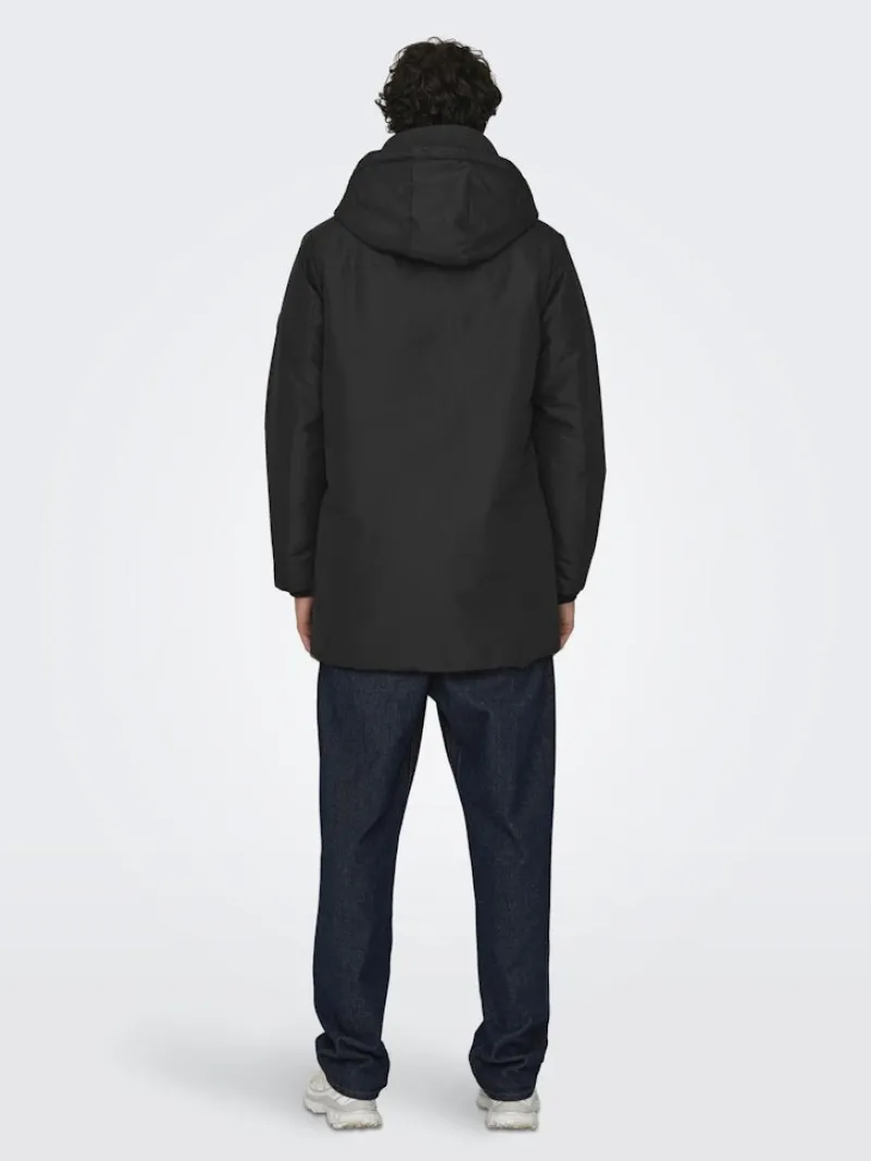 Only & Sons Jacken*ONSCARL LIFE PARKA OTW Black