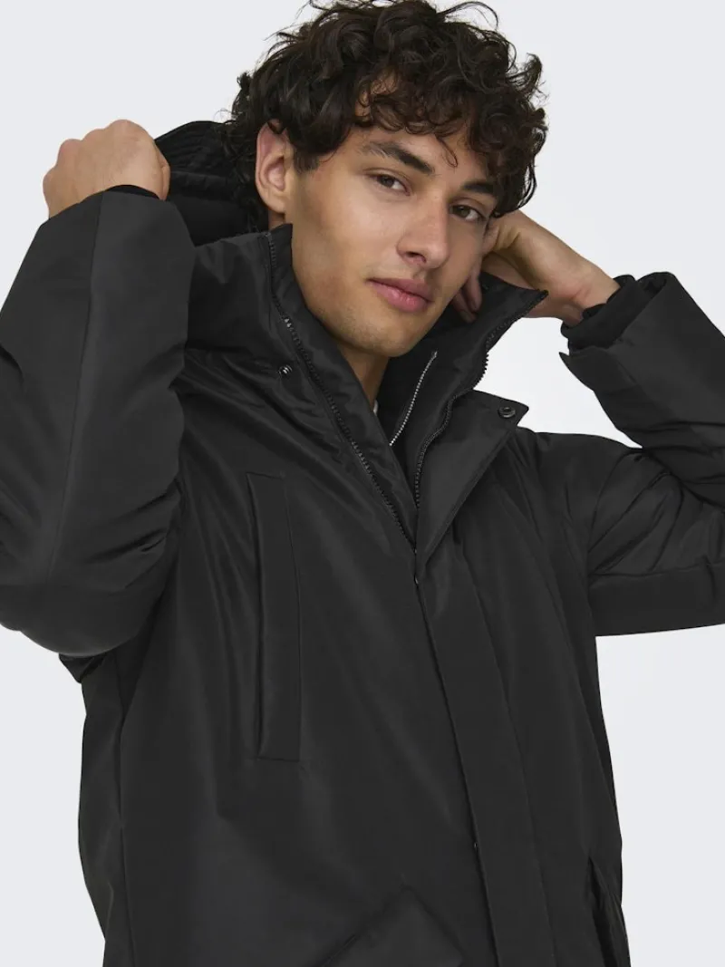 Only & Sons Jacken*ONSCARL LIFE PARKA OTW Black