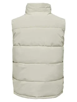 Only & Sons Westen*ONSCARL LIFE QUILTED VEST OTW Silver Lining