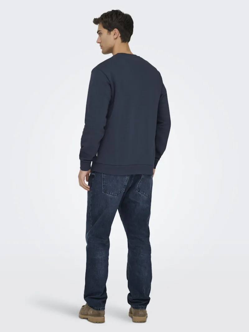 Only & Sons Pullover & Sweatshirts*ONSCERES CREW NECK NOOS Blue Nights