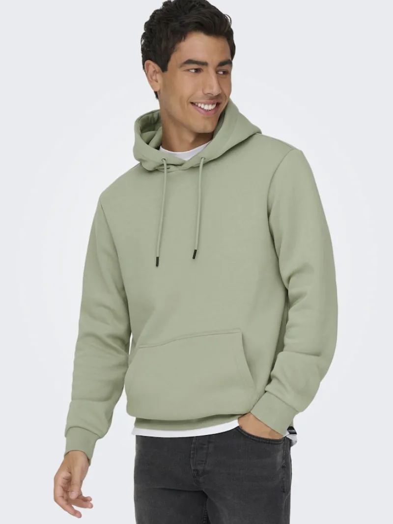 Only & Sons Pullover & Sweatshirts*ONSCERES HOODIE SWEAT NOOS iceberg green