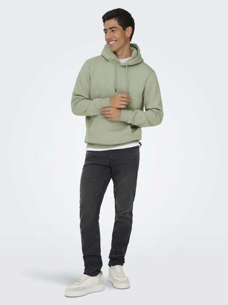 Only & Sons Pullover & Sweatshirts*ONSCERES HOODIE SWEAT NOOS iceberg green
