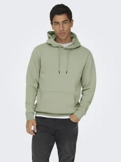 Only & Sons Pullover & Sweatshirts*ONSCERES HOODIE SWEAT NOOS iceberg green