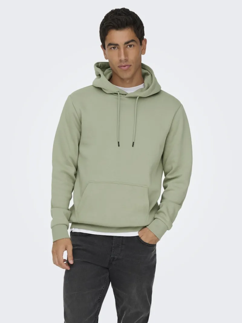 Only & Sons Pullover & Sweatshirts*ONSCERES HOODIE SWEAT NOOS iceberg green