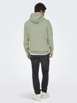 Only & Sons Pullover & Sweatshirts*ONSCERES HOODIE SWEAT NOOS iceberg green