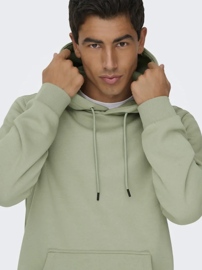 Only & Sons Pullover & Sweatshirts*ONSCERES HOODIE SWEAT NOOS iceberg green