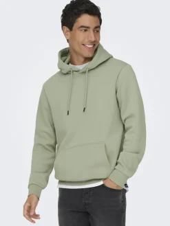 Only & Sons Pullover & Sweatshirts*ONSCERES HOODIE SWEAT NOOS iceberg green