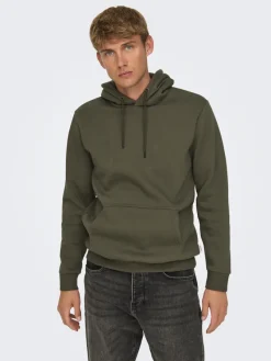 Only & Sons Pullover & Sweatshirts*ONSCERES HOODIE SWEAT NOOS major brown