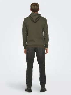 Only & Sons Pullover & Sweatshirts*ONSCERES HOODIE SWEAT NOOS major brown