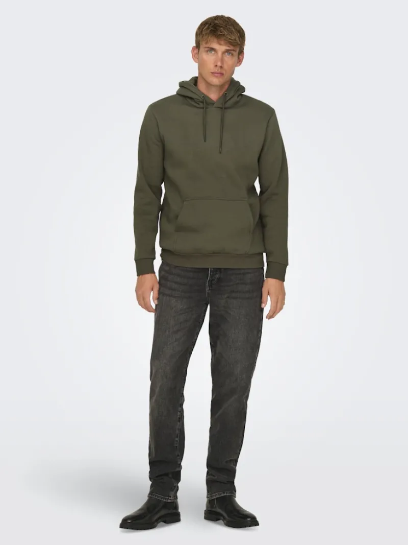 Only & Sons Pullover & Sweatshirts*ONSCERES HOODIE SWEAT NOOS major brown