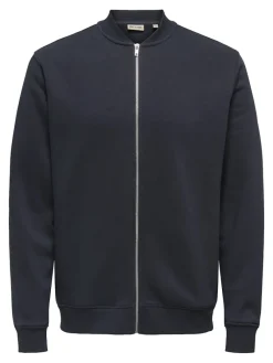 Only & Sons Pullover & Sweatshirts*ONSCERES REG ZIP BOMBER JCK NOOS Black