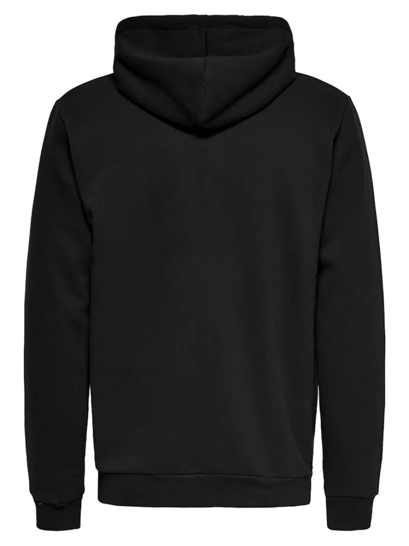 Only & Sons Pullover & Sweatshirts*ONSCERES ZIP THR. HOODIE SWEAT NOOS Black