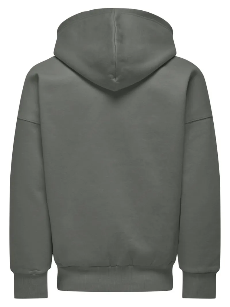 Only & Sons Pullover & Sweatshirts*ONSDAN LIFE RLX HEAVY ZIP HOODIE NOOS Castor Gray