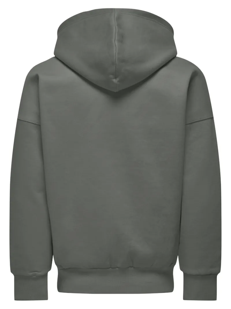 Only & Sons Pullover & Sweatshirts*ONSDAN LIFE RLX HEAVY ZIP HOODIE NOOS Castor Gray