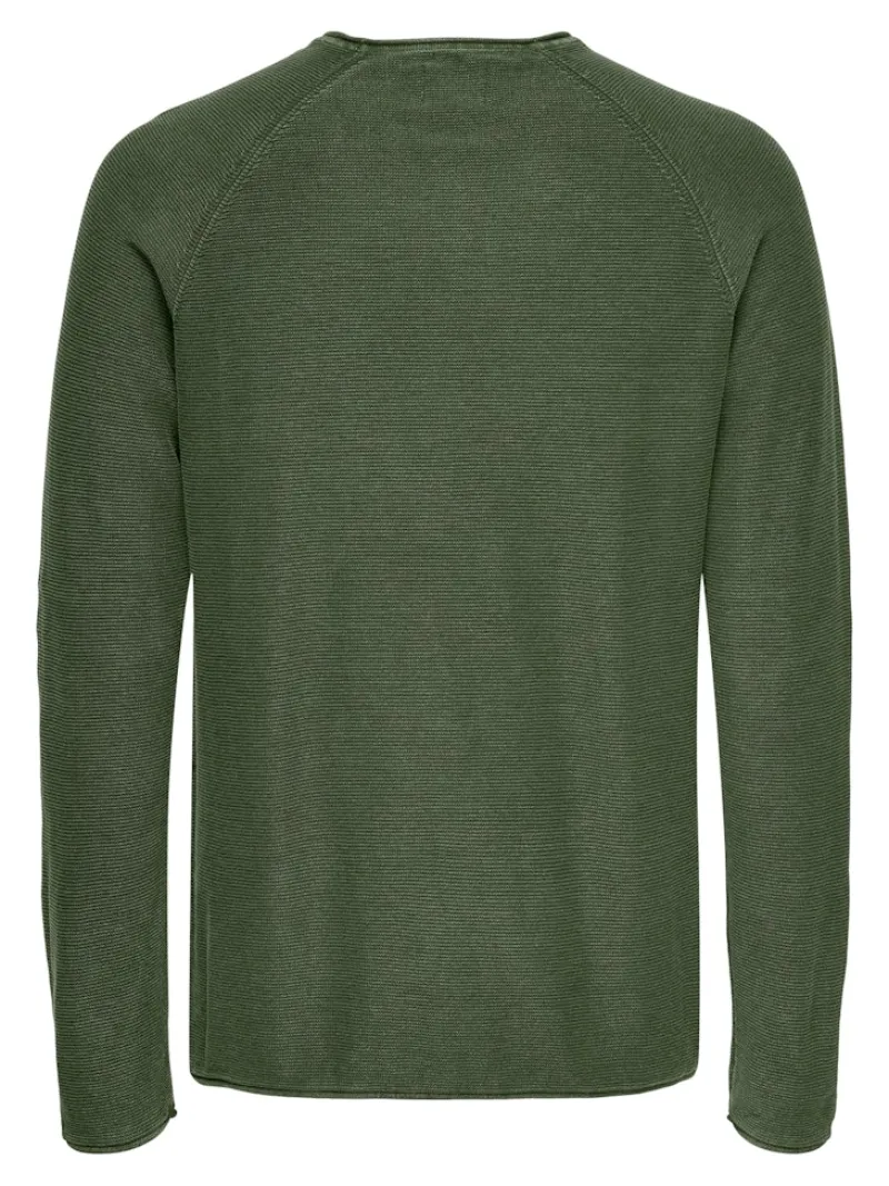 Only & Sons Pullover & Sweatshirts*ONSDEXTOR 12 WASH RAGLAN KNIT Olive Night