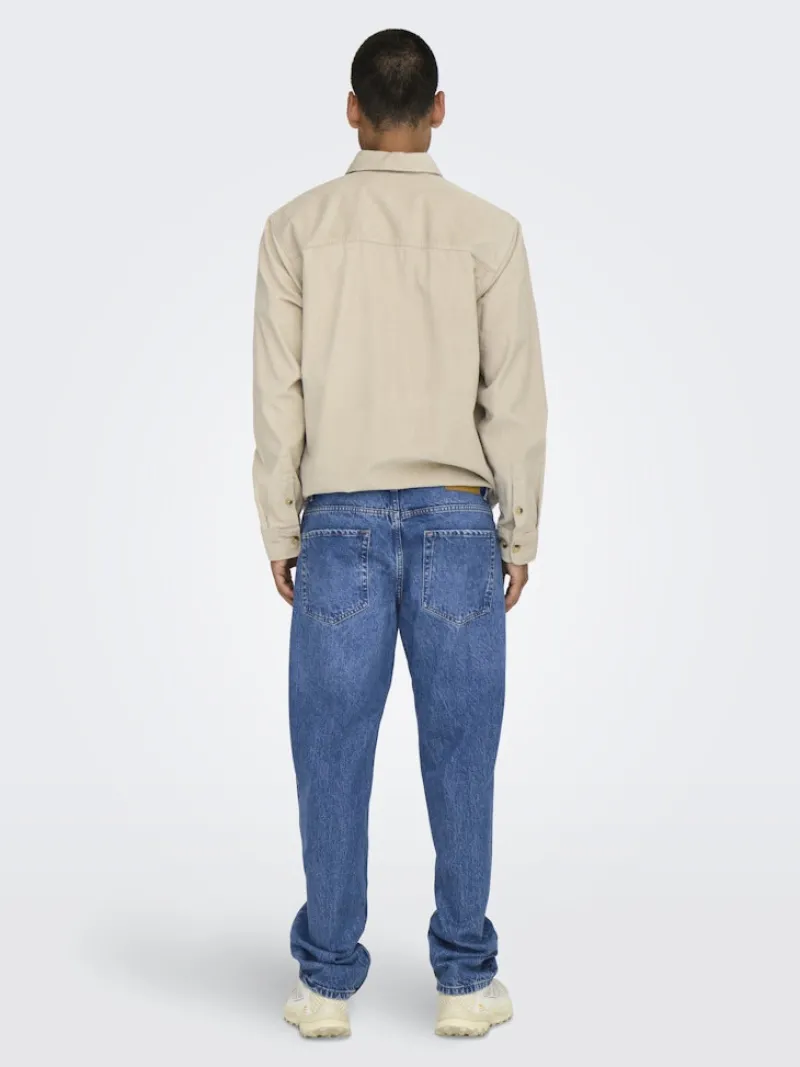 Only & Sons Jeans|Big Boys*ONSEDGE STRAIGHT BROMO 0017 DOT DNM NOOS Special Bright Blue Denim