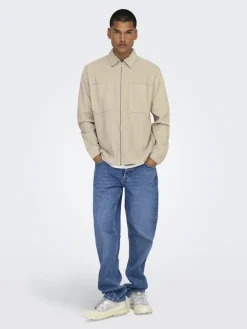 Only & Sons Jeans|Big Boys*ONSEDGE STRAIGHT BROMO 0017 DOT DNM NOOS Special Bright Blue Denim