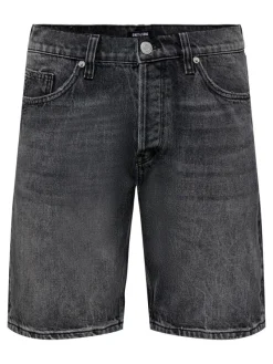 Only & Sons Shorts*ONSEDGE 5796 SHORTS Washed Black