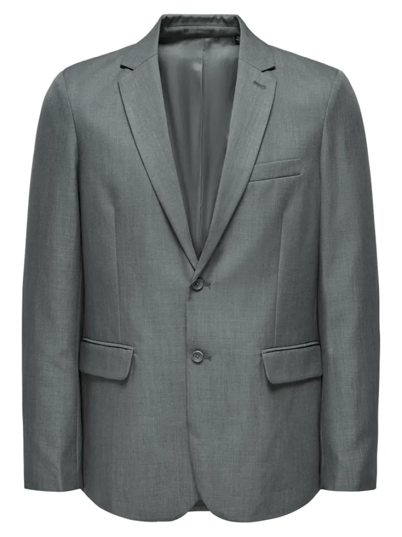 Only & Sons Sakkos|Jacken*ONSEVE SLIM 2BTN 0052 BLAZER Medium Grey Melange