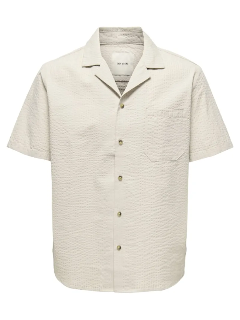 Only & Sons Hemden*ONSEYE RESORT SEERS 0009 SHIRT NOOS Silver Lining