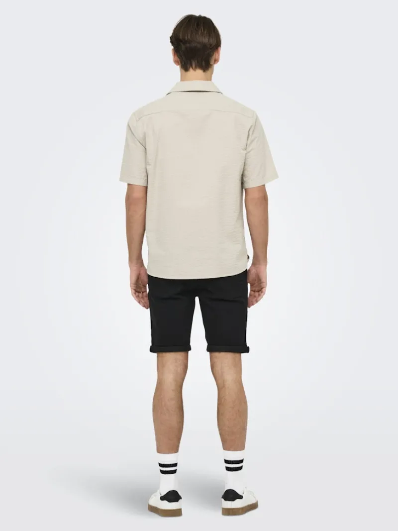 Only & Sons Hemden*ONSEYE RESORT SEERS 0009 SHIRT NOOS Silver Lining