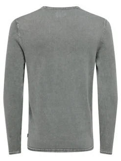 Only & Sons Pullover & Sweatshirts*ONSGARSON 12 WASH CREW KNIT Castor Gray