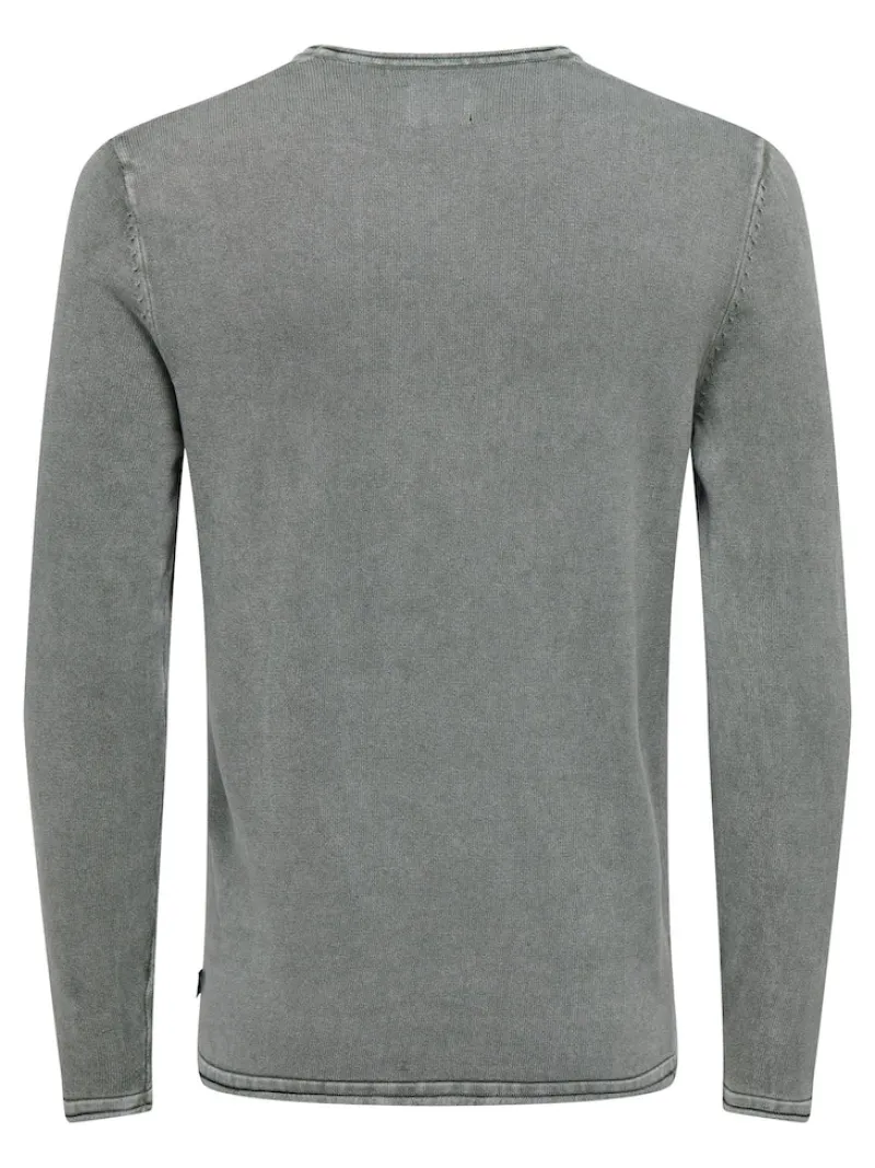 Only & Sons Pullover & Sweatshirts*ONSGARSON 12 WASH CREW KNIT Castor Gray
