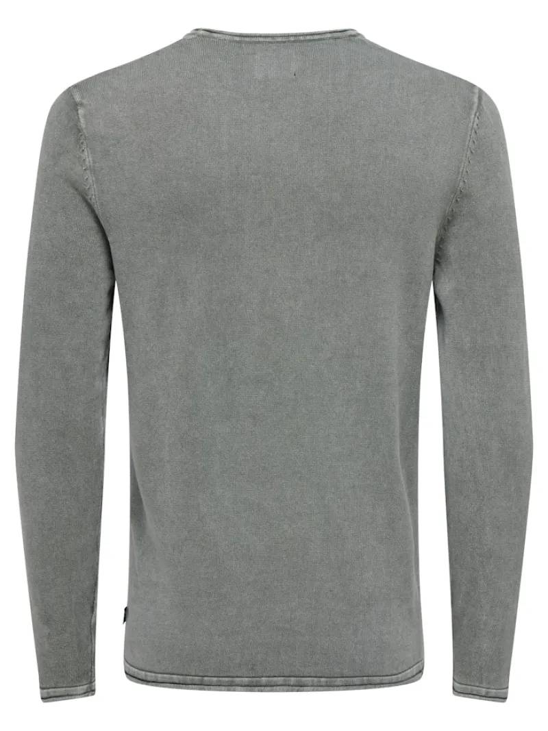 Only & Sons Pullover & Sweatshirts*ONSGARSON 12 WASH CREW KNIT Castor Gray